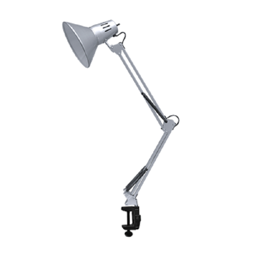 Светильник настольный на струбцине InHome СНС-13С 220В 60Вт Серебро фото Светильник настольный на струбцине InHome СНС-13С 220В 60Вт Серебро картинка